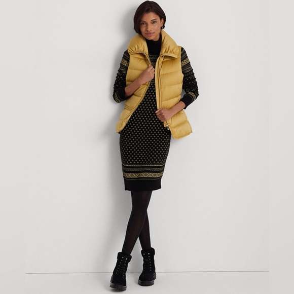 Lauren Ralph Lauren Satin Quilted Down Vest size XL - Picture 9 of 10